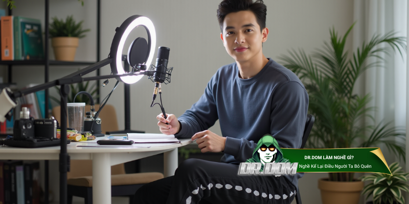 DR.DOM Làm Nghề Gì? Nghề Kể Lại Điều Người Ta Bỏ Quên 