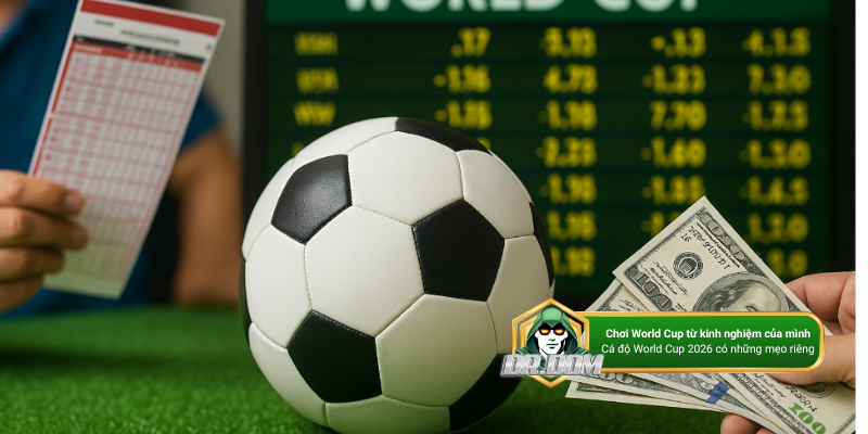 Mẹo cá độ World Cup từ kinh nghiệm của mình