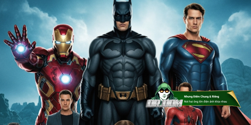 Điểm chung điểm riêng của Marvel và DC